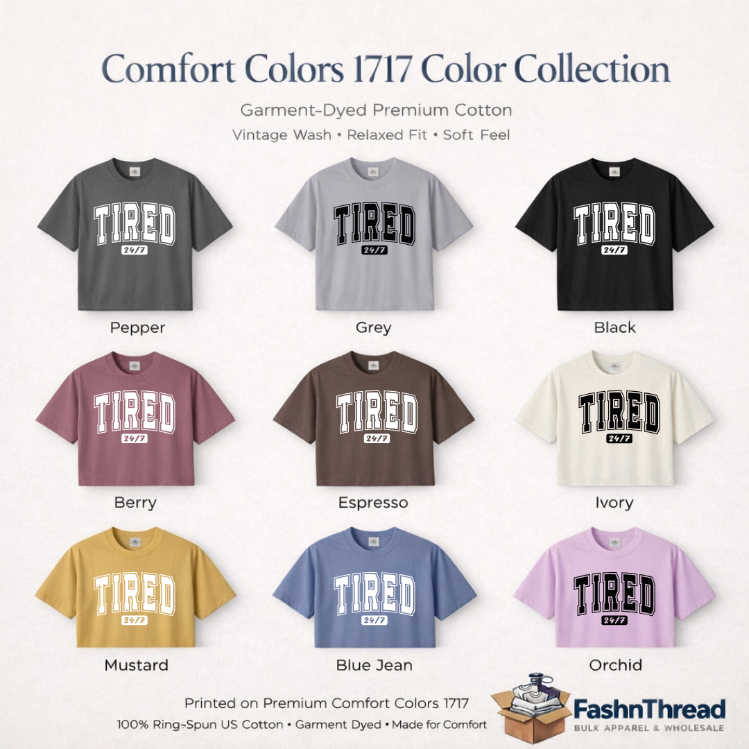 Funny Tired 24/7 Statement Graphic Tee