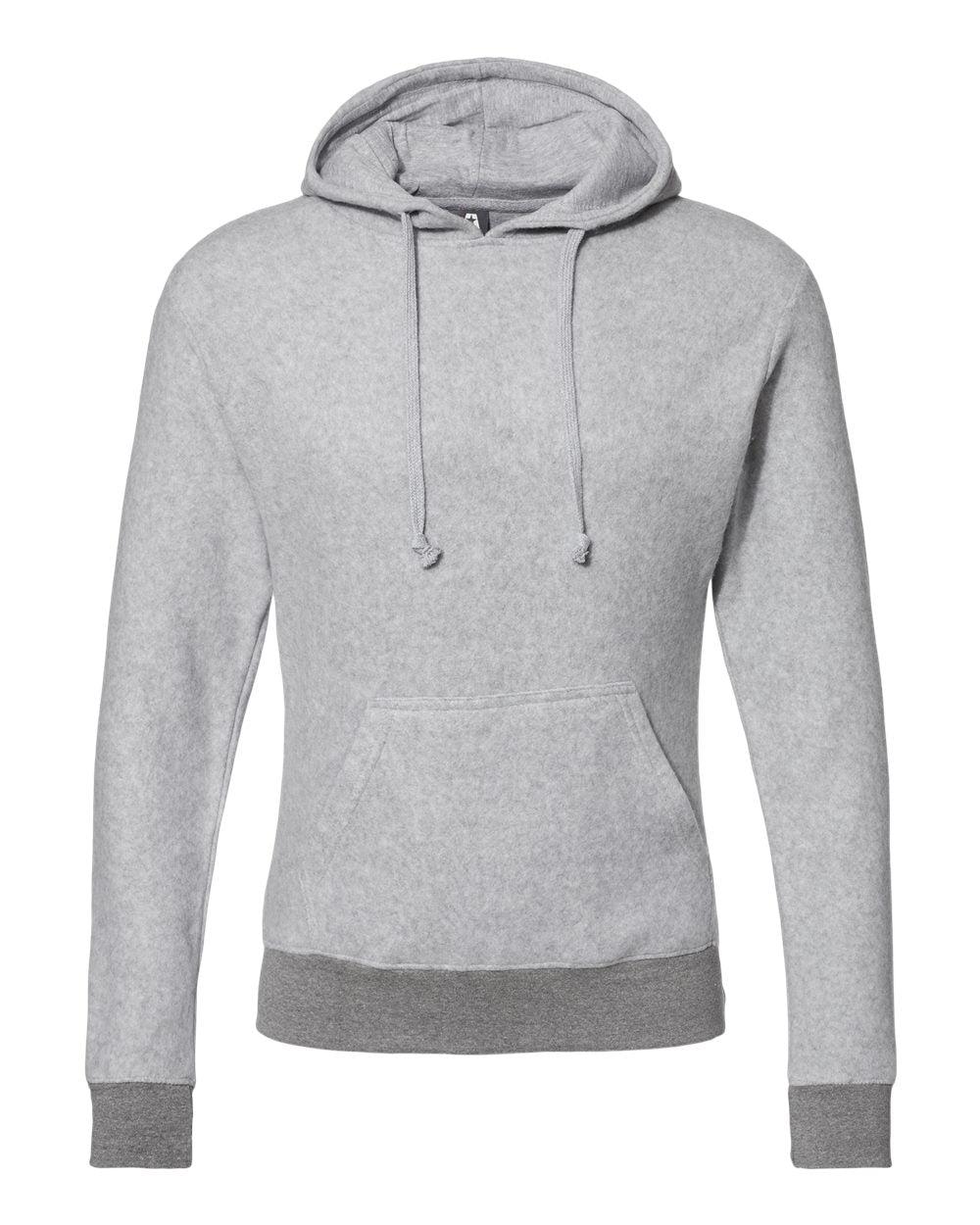 Men’s Inside-Out Fleece Hoodie with Contrast Rib Trim