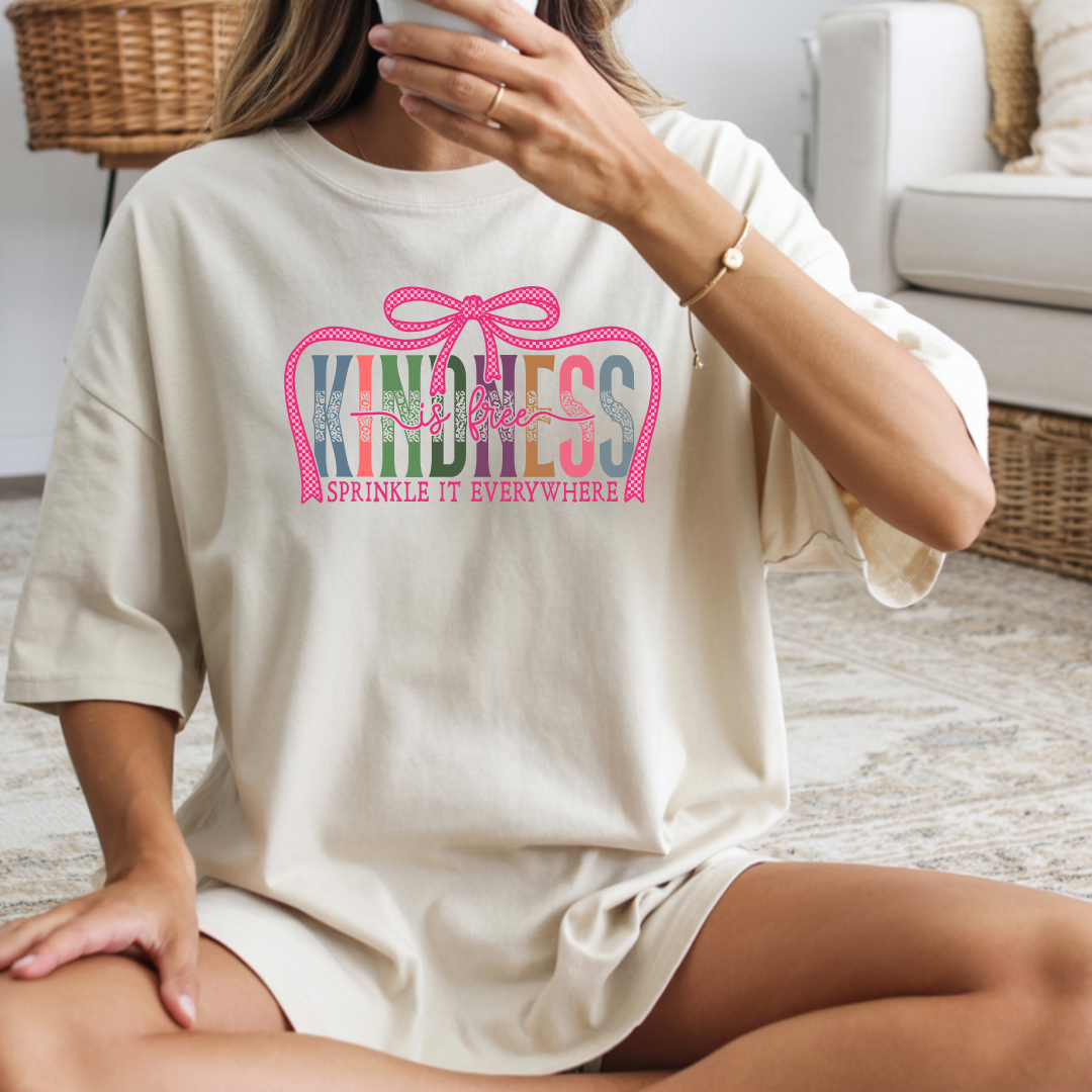 Kindness Is Free Sprinkle It Everywhere Graphic Tee
