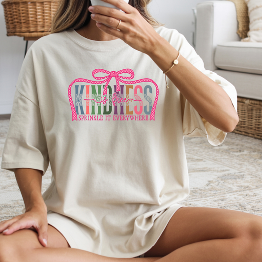 Kindness Is Free Sprinkle It Everywhere Graphic Tee