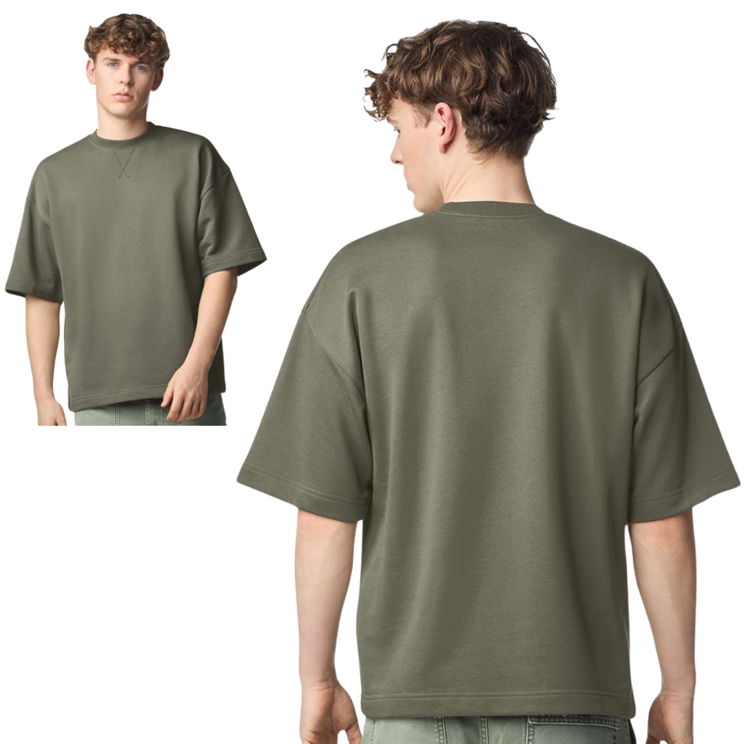 Unisex Oversized French Terry Crew Sweatshirt