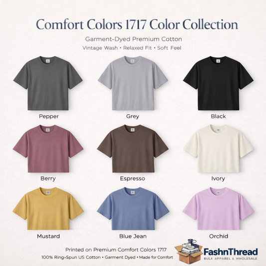 Custom Logo Comfort Colors Vintage Wash Oversized Tee