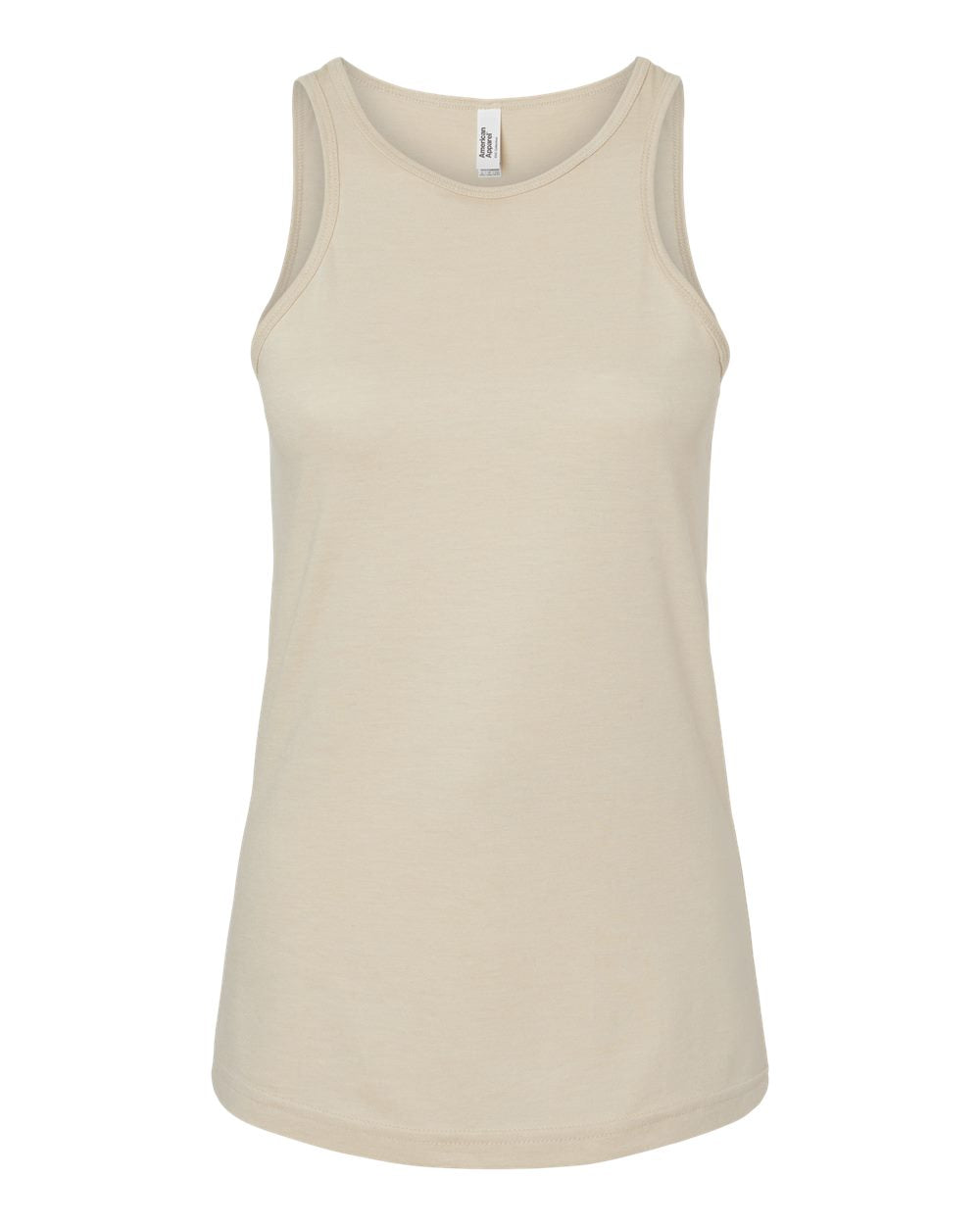 Womens CVC Tank Soft Cotton Blend Fitted