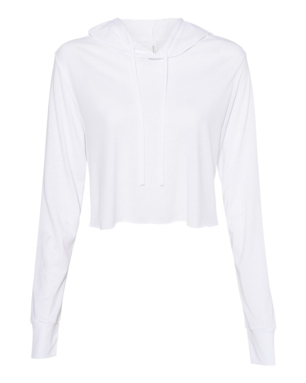 Women’s Triblend Cropped Long Sleeve Hoodie Tee