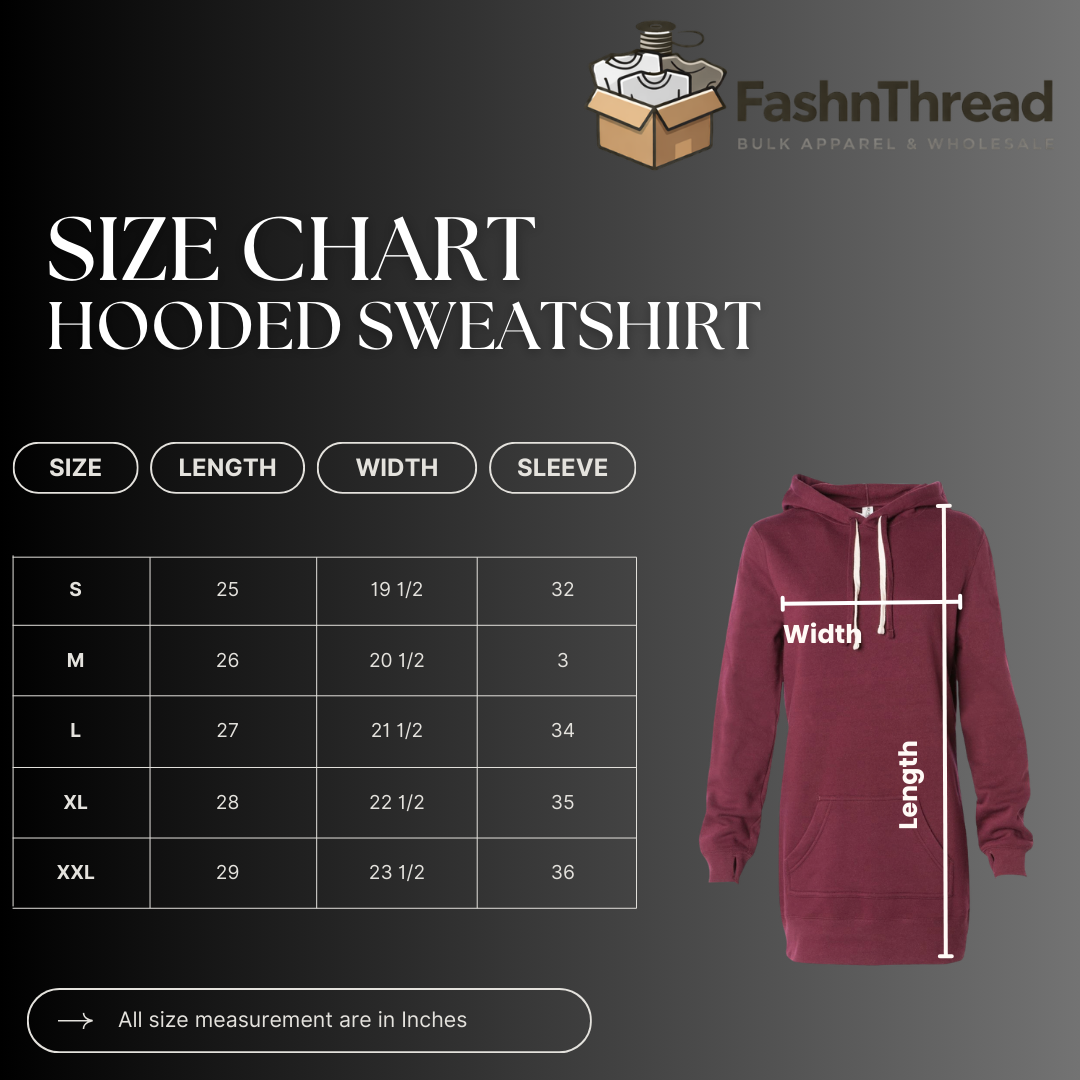 Women’s Slim Fit Hooded Sweatshirt Dress with Thumbholes
