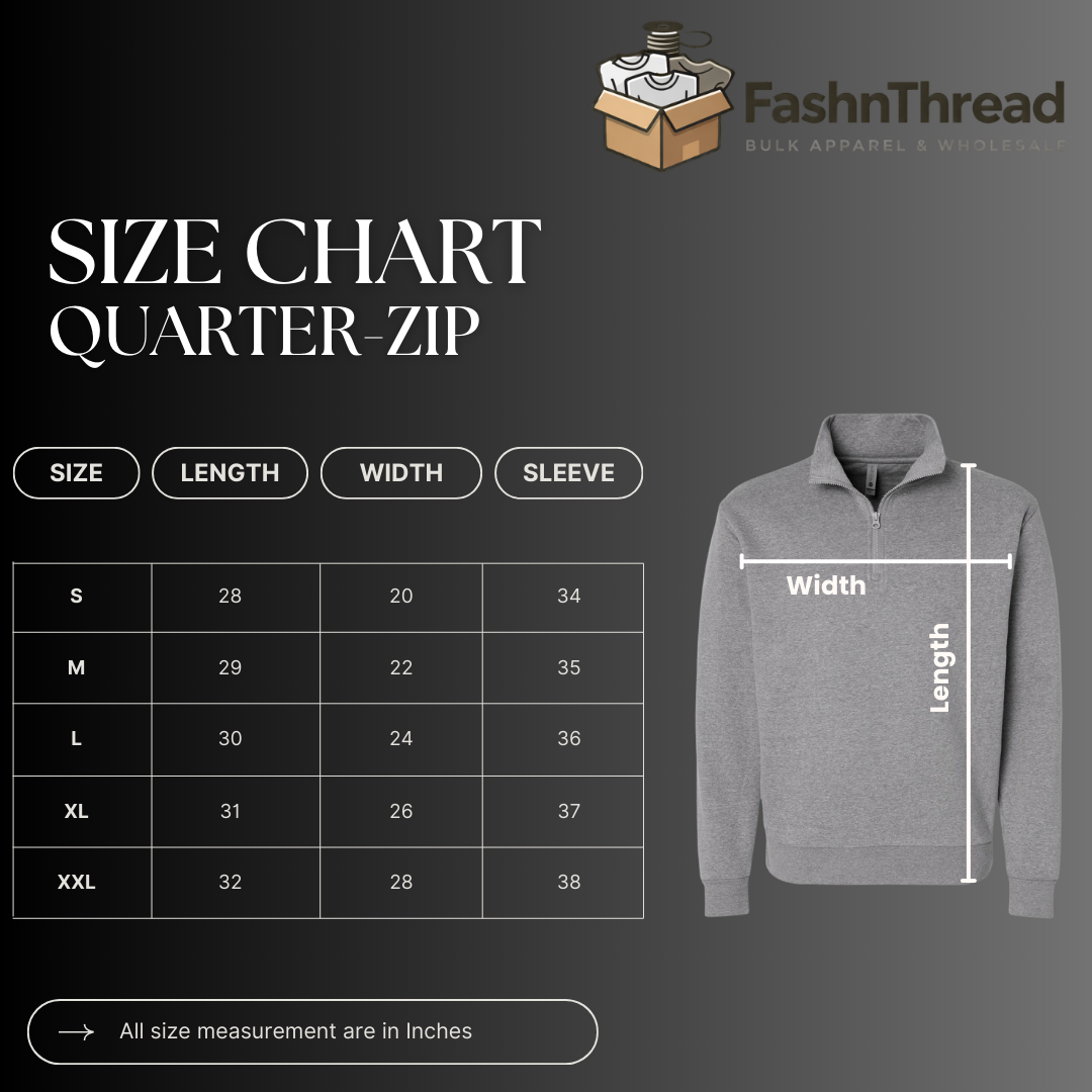 Premium Midweight 1/4 Zip Sweatshirt