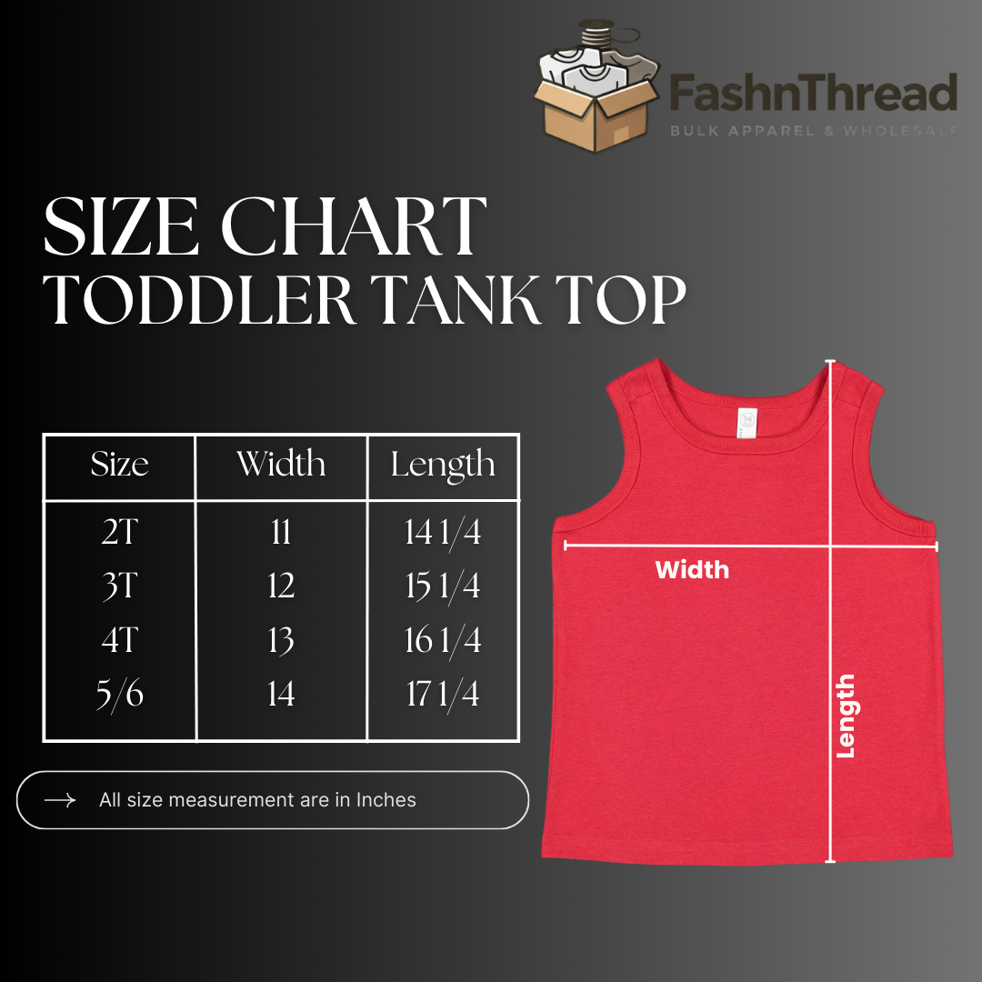 Toddler Lightweight Cotton Tank Fine Jersey Fit
