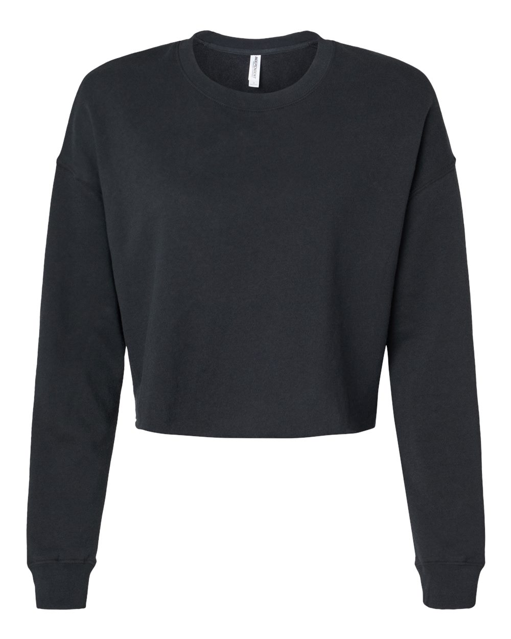 Womens Lightweight Cropped Crewneck Sweatshirt