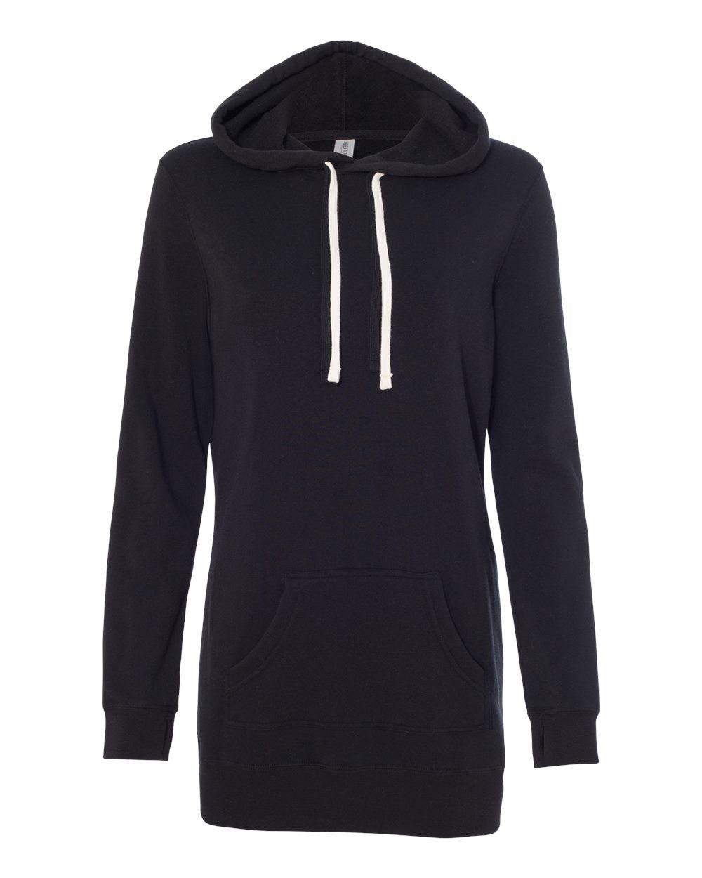 Women’s Slim Fit Hooded Sweatshirt Dress with Thumbholes
