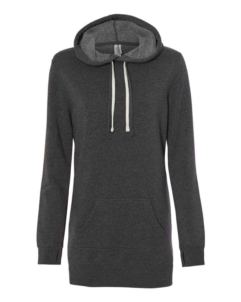 Women’s Slim Fit Hooded Sweatshirt Dress with Thumbholes