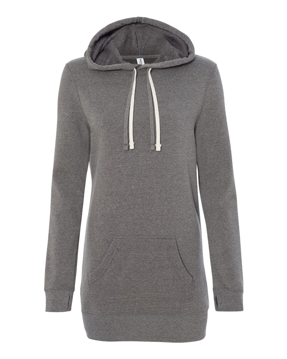 Women’s Slim Fit Hooded Sweatshirt Dress with Thumbholes
