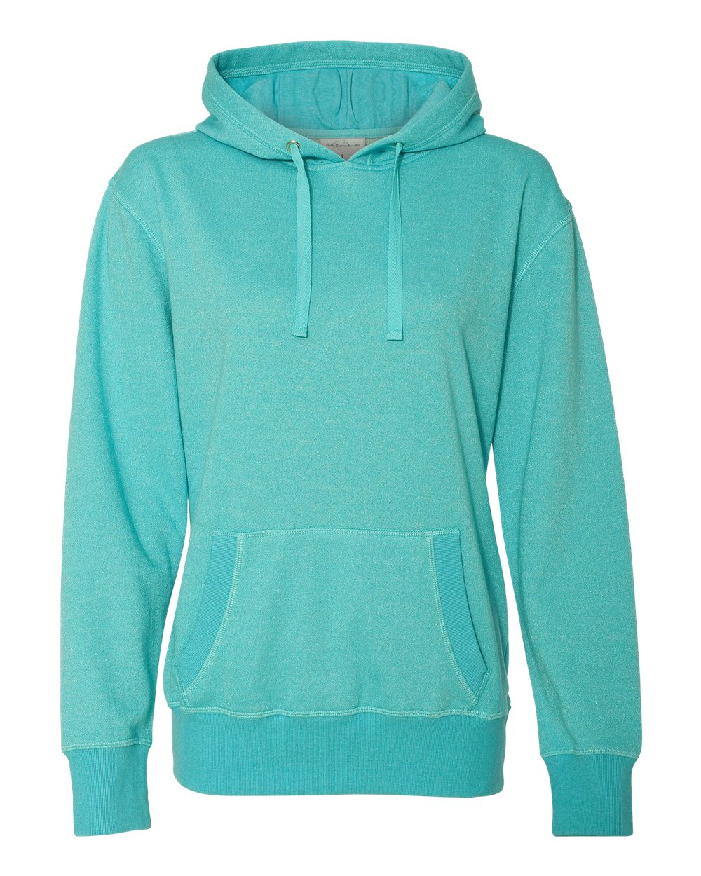 Womens Metallic French Terry Hoodie