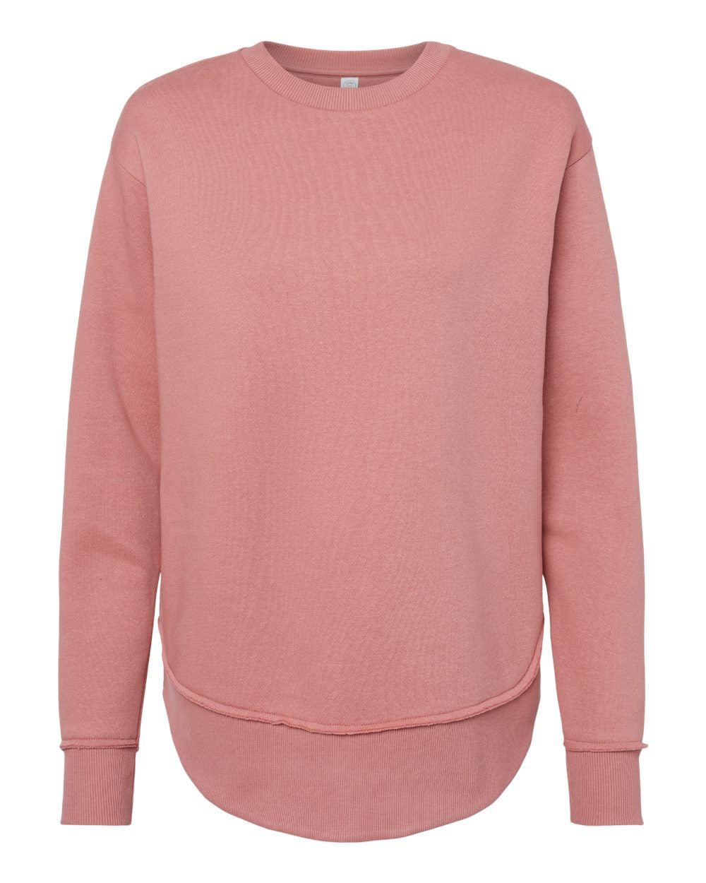 Womens Relaxed Fleece Crewneck Sweatshirt