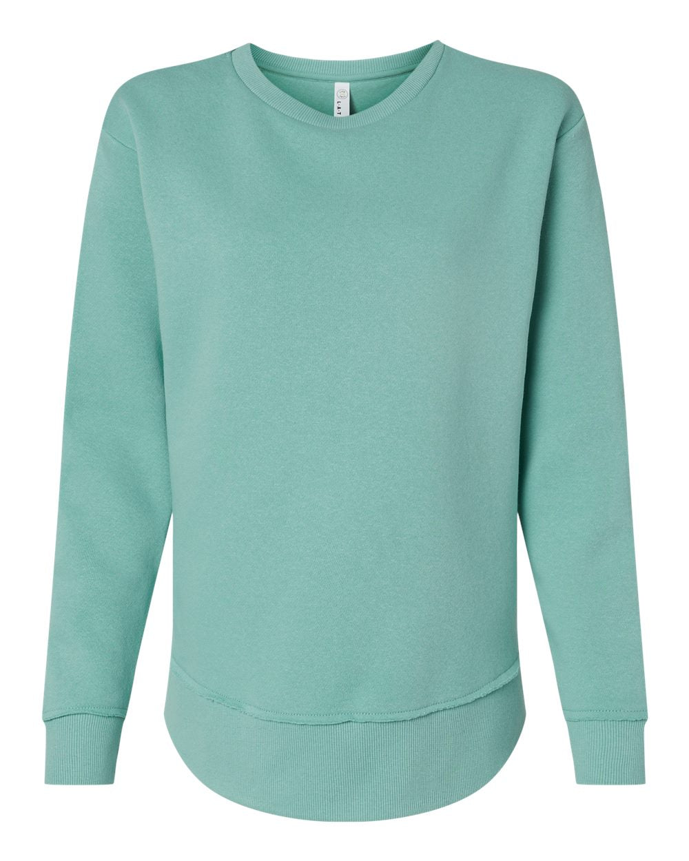 Womens Relaxed Fleece Crewneck Sweatshirt