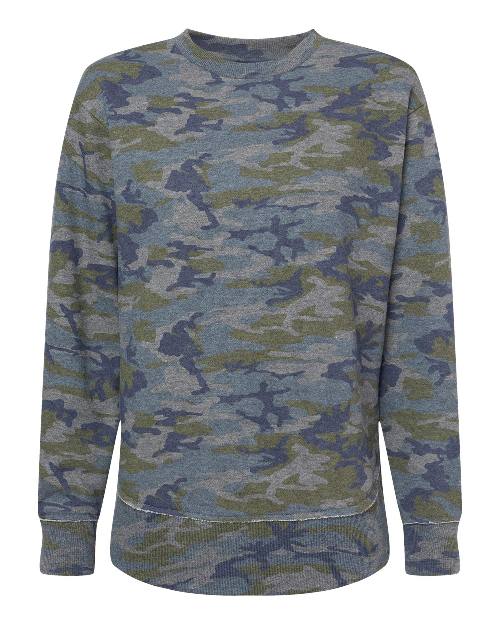 Womens Relaxed Fleece Crewneck Sweatshirt