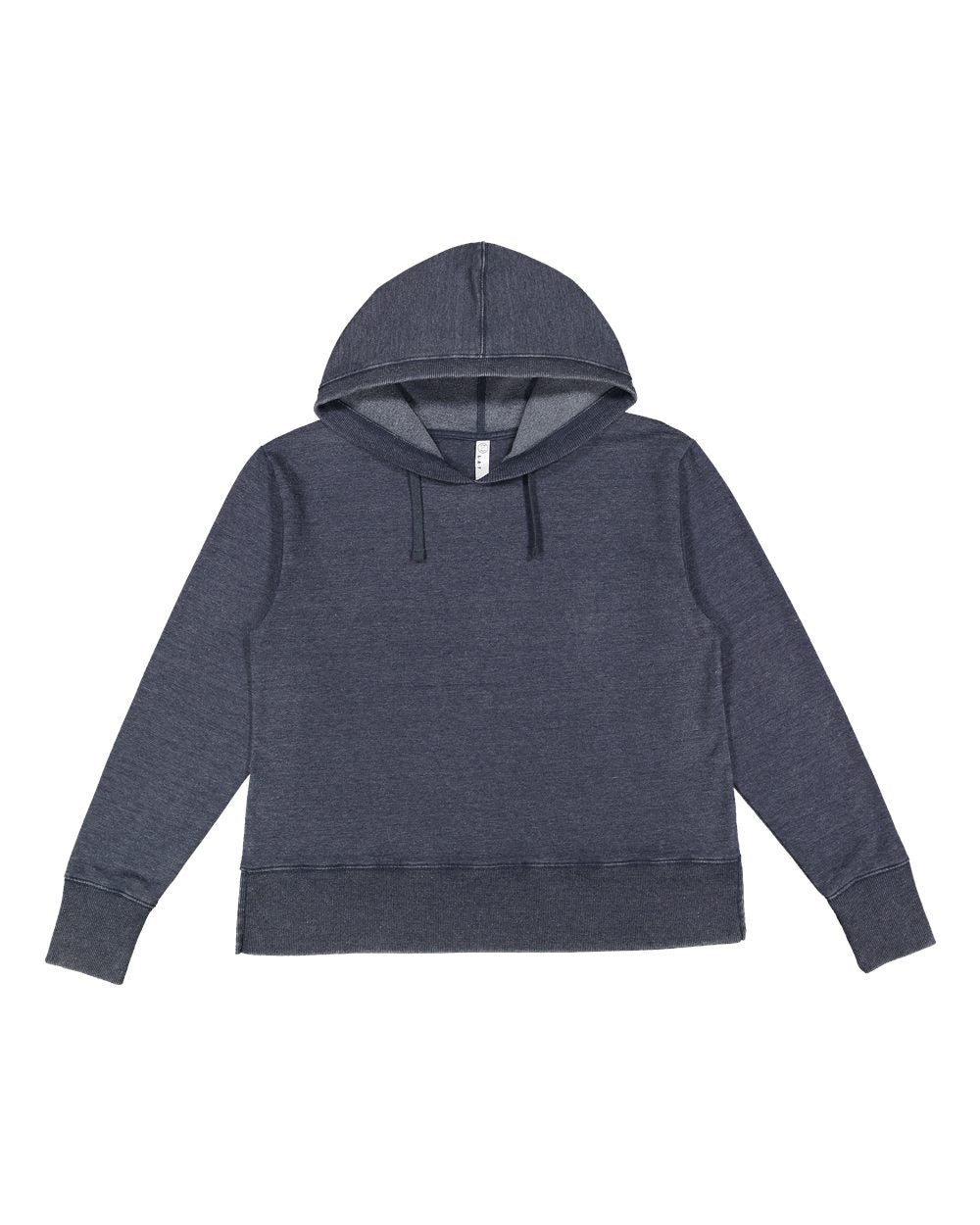 Women’s Vintage Wash Pullover Hoodie with Drop Tail Hem