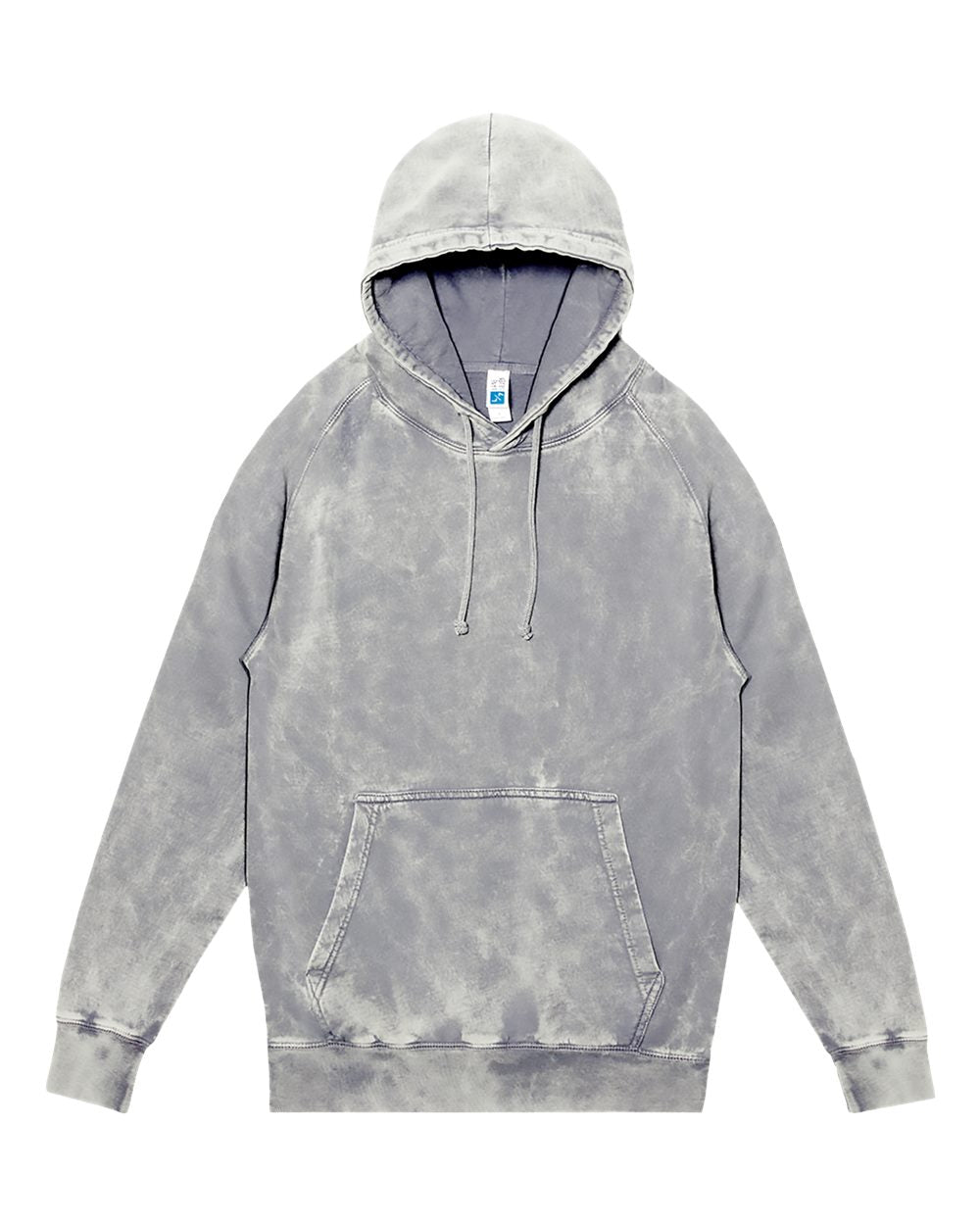 Vintage Washed Raglan Sleeve Hooded Sweatshirt