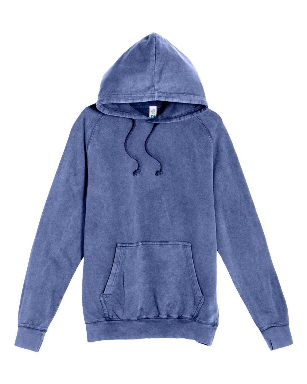 Vintage Washed Raglan Sleeve Hooded Sweatshirt