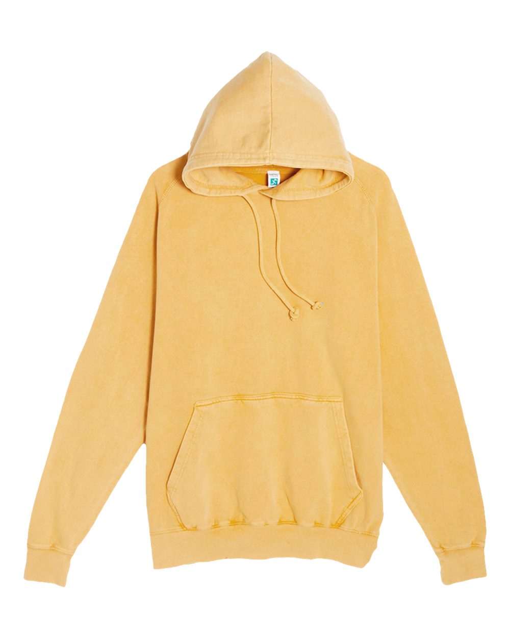 Vintage Washed Raglan Sleeve Hooded Sweatshirt
