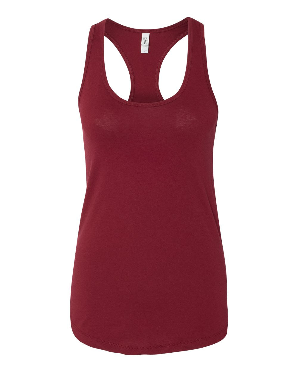 Womens Ideal Racerback Tank Soft Cotton Blend