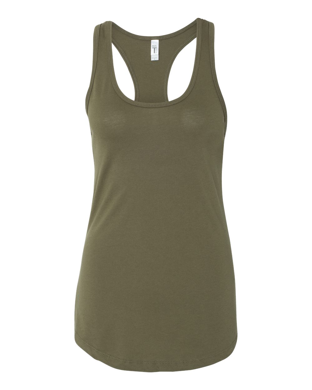Womens Ideal Racerback Tank Soft Cotton Blend