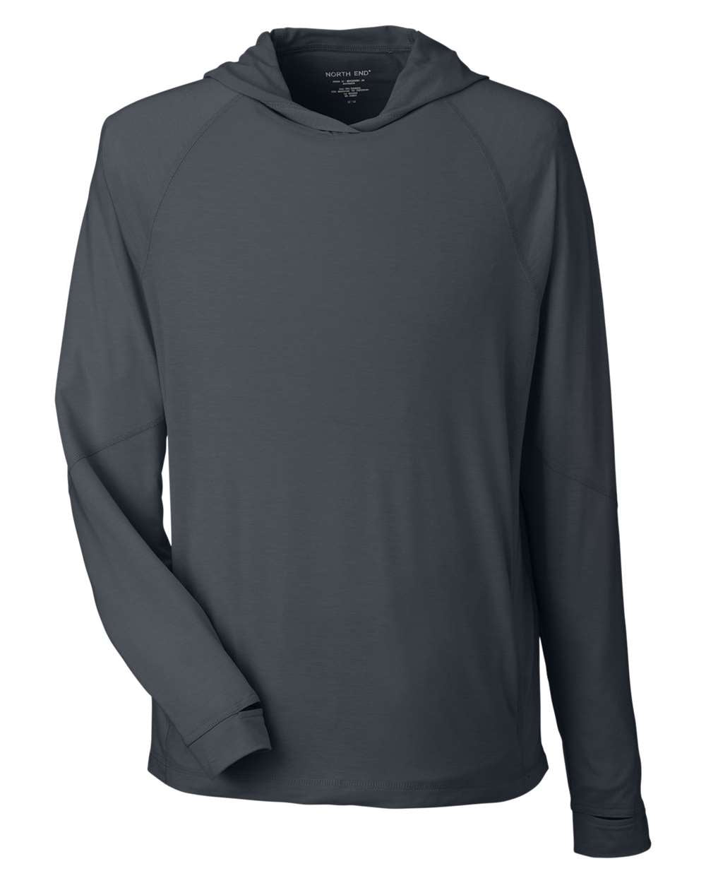 Unisex Stretch Performance Hooded Long Sleeve Tee