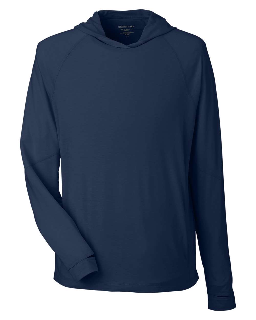 Unisex Stretch Performance Hooded Long Sleeve Tee