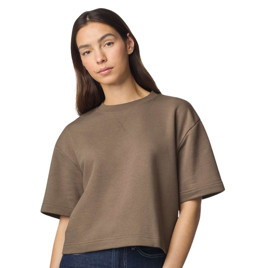 Women’s Oversized French Terry Mid Length Top