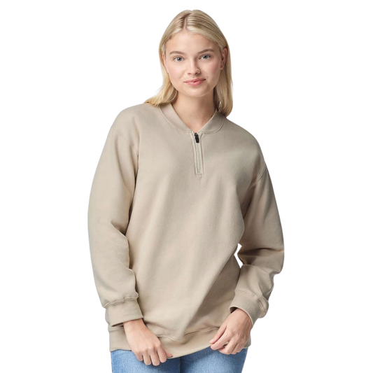 Unisex Midweight 1/4 Zip Sweatshirt