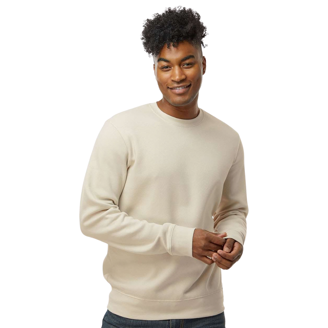 Soft Cotton Face Crewneck Sweatshirt