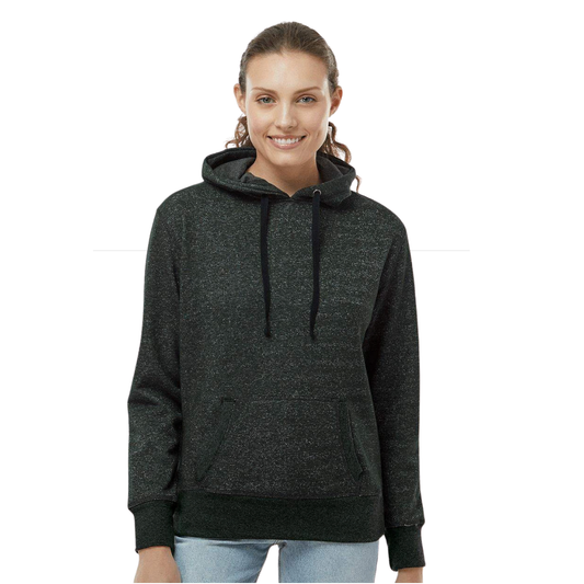 Womens Metallic French Terry Hoodie