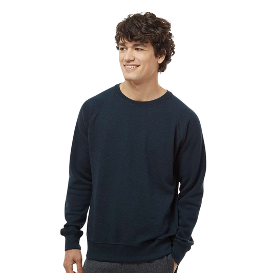 Premium Raglan Crew Sweatshirt Cotton Blend
