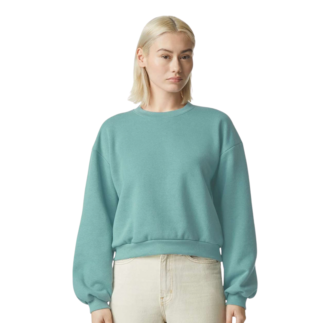 Womens Lightweight Boxy Crewneck