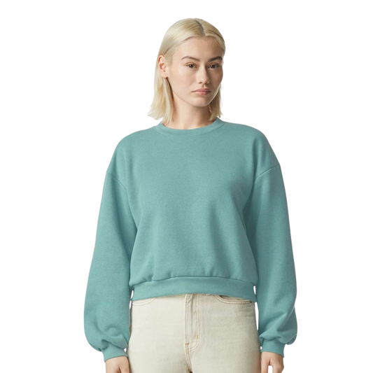 Womens Lightweight Boxy Crewneck
